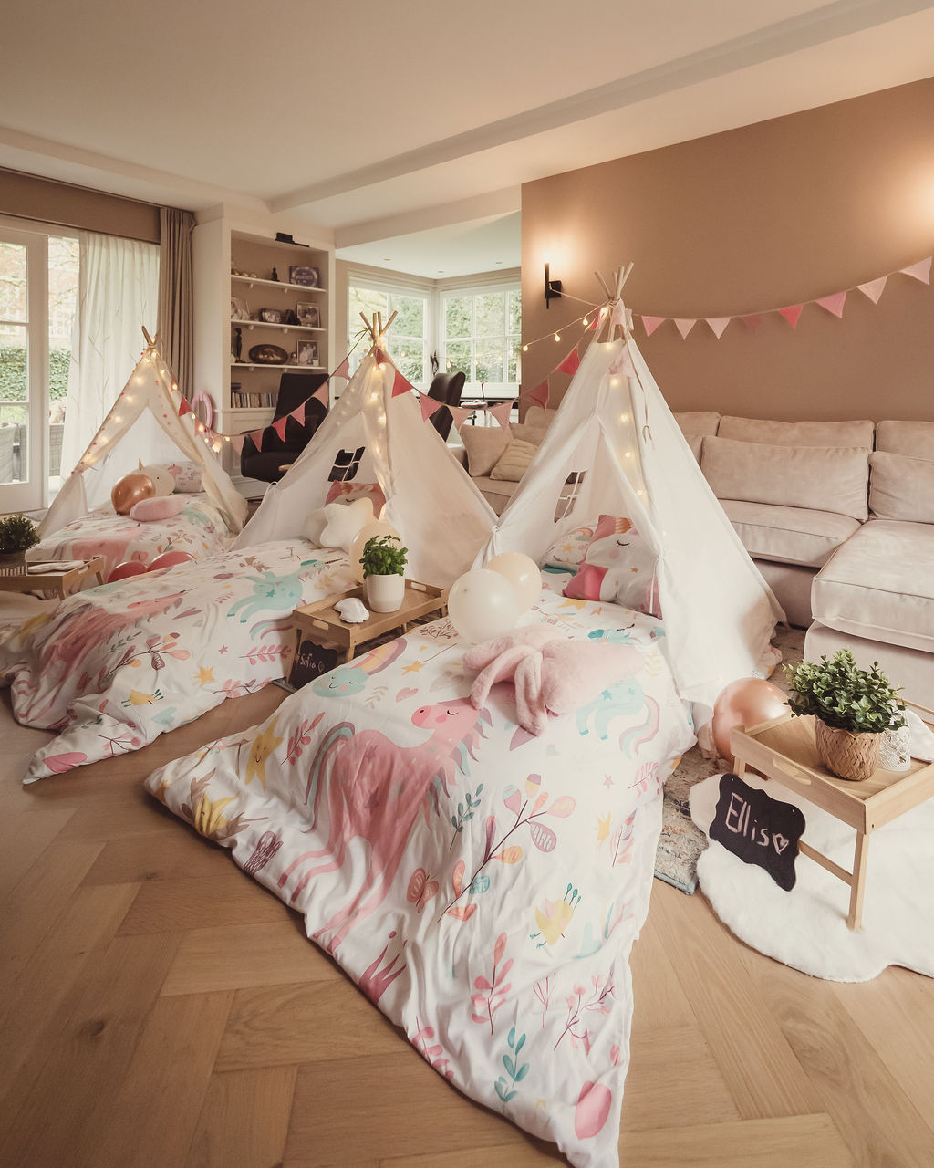 Unicorns slaapfestje
